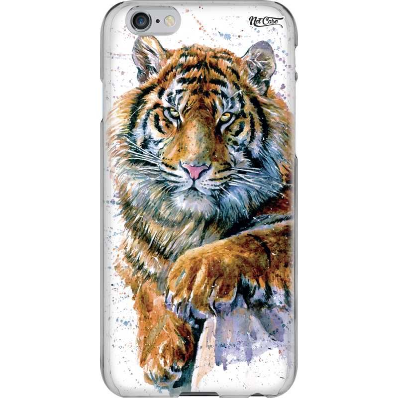 Capa Silicone NetCase Chapada Pintura Tigre