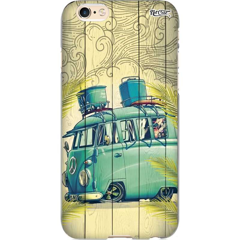 Capa Silicone NetCase Chapada Madeira Kombi Azul