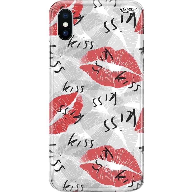 Capa Silicone NetCase Chapada Marcas de Batom Kiss