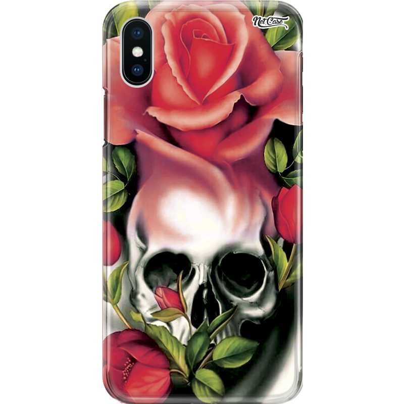 Capa Silicone NetCase Chapada Crânio Flor