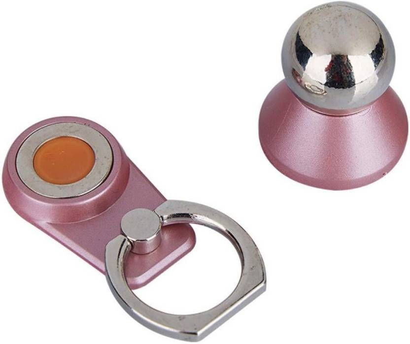 Suporte Pop Socket Magnético 2 em 1 - Ouro Rosê
