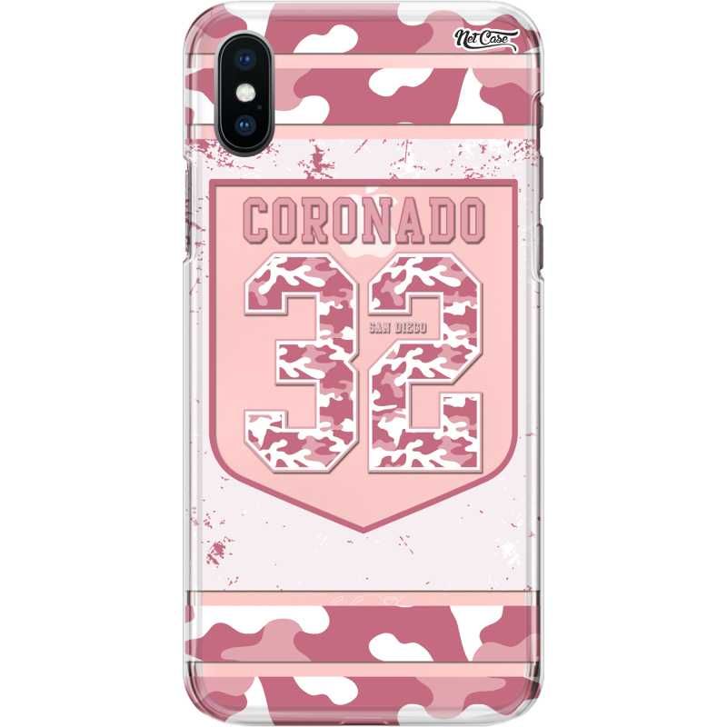 Capa Silicone NetCase Chapada Camuflada Rosa Coronado 32