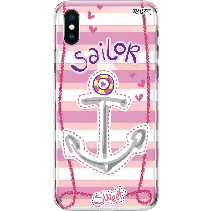 Capa Silicone NetCase Transparente Sailor Sweet