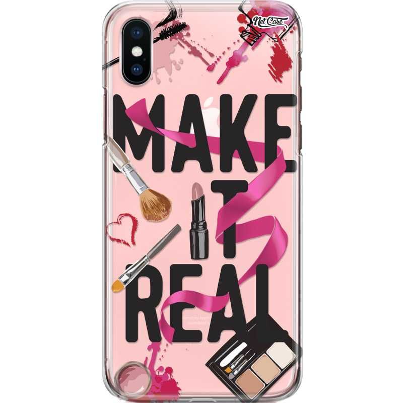 Capa Silicone NetCase Transparente Make It Real