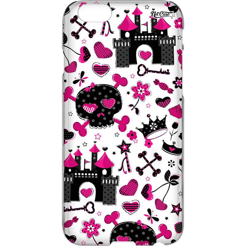 Capa Silicone NetCase Vazada Skull Princess