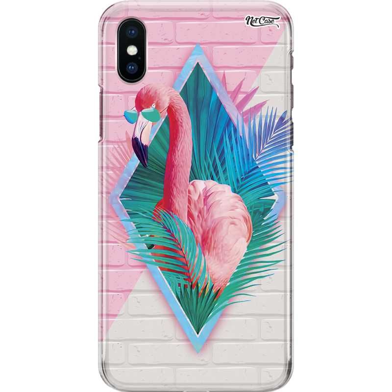 Capa Silicone NetCase Chapada Triângulo Flamingo