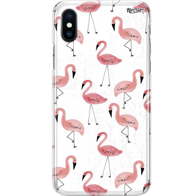 Capa Silicone NetCase Chapada Flamingo Design