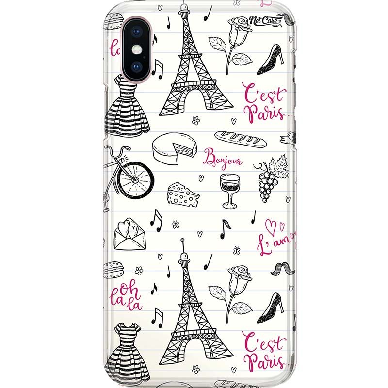 Capa Silicone NetCase Chapada Caderno C'est Paris...
