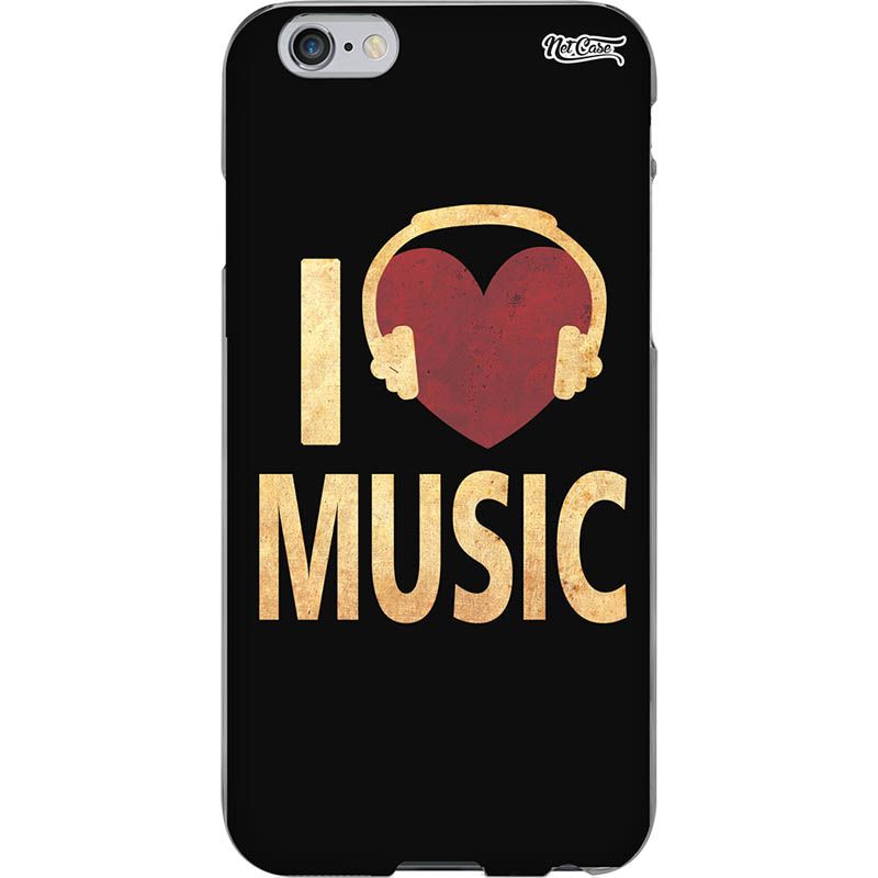 Capa Silicone NetCase Chapada I Love Music