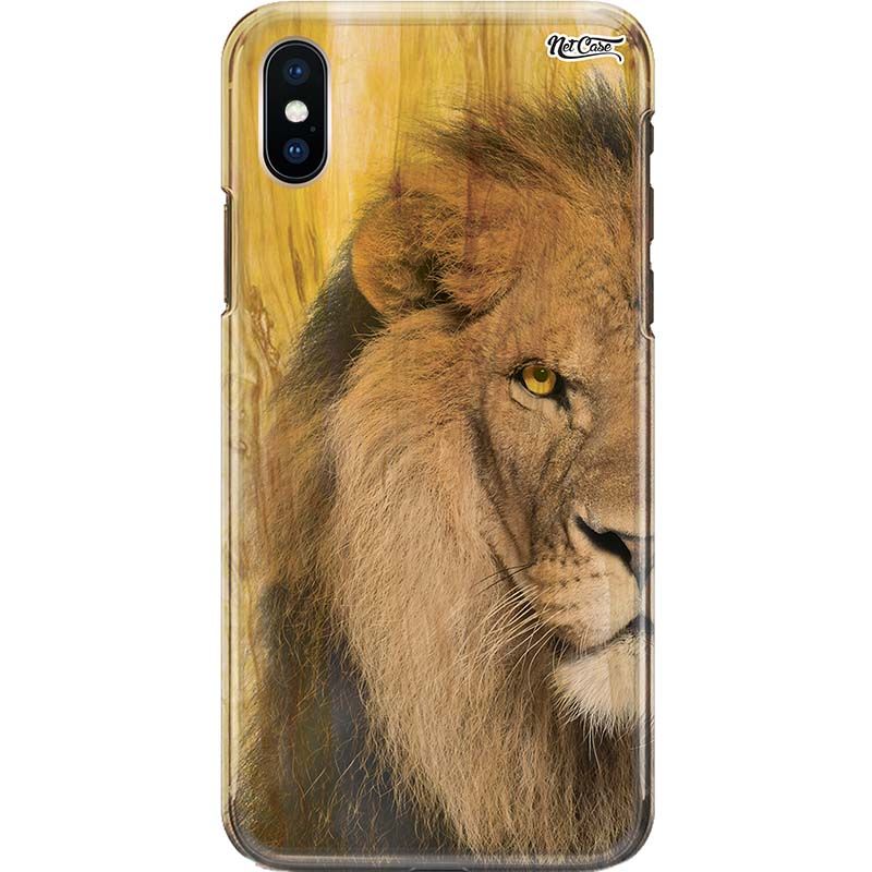 Capa Silicone NetCase Chapada Madeira Leão 3D