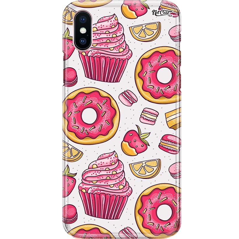 Capa Silicone NetCase Chapada Guloseimas Morango