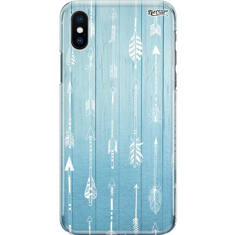 Capa Silicone NetCase Chapada Madeira Flechas