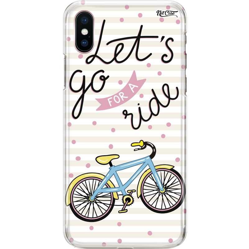 Capa Silicone NetCase Chapada Bicicleta Let's Go for a Ride