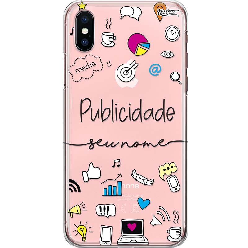 Capa Silicone NetCase Transparente Profissão Publicidade