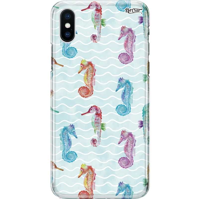 Capa Silicone NetCase Chapada Colorful Seahorse