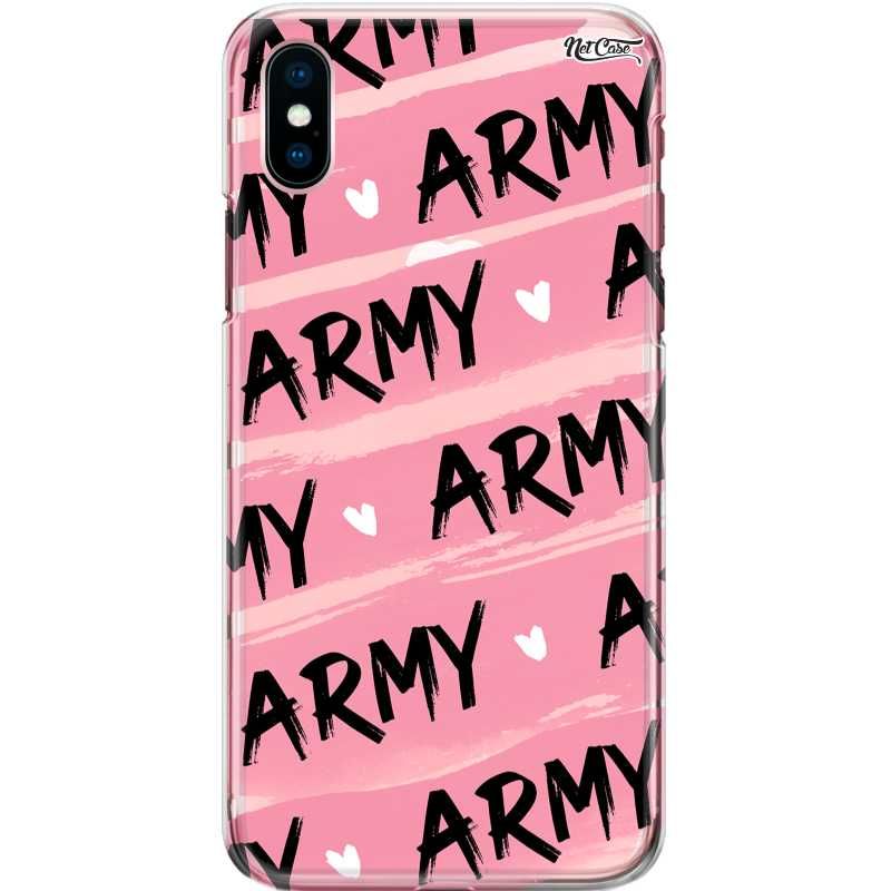 Capa Silicone NetCase Transparente BTS - ♡ ARMY ♡