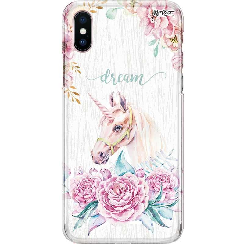 Capa Silicone NetCase Chapada Madeira Floral Unicórnio: Dream