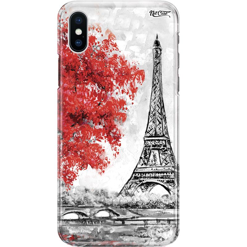 Capa Silicone NetCase Chapada Aquarela Paris