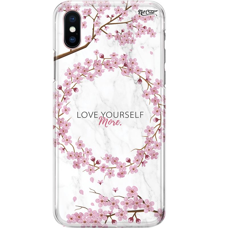 Capa Silicone NetCase Chapada Ipês: Love Yourself More.