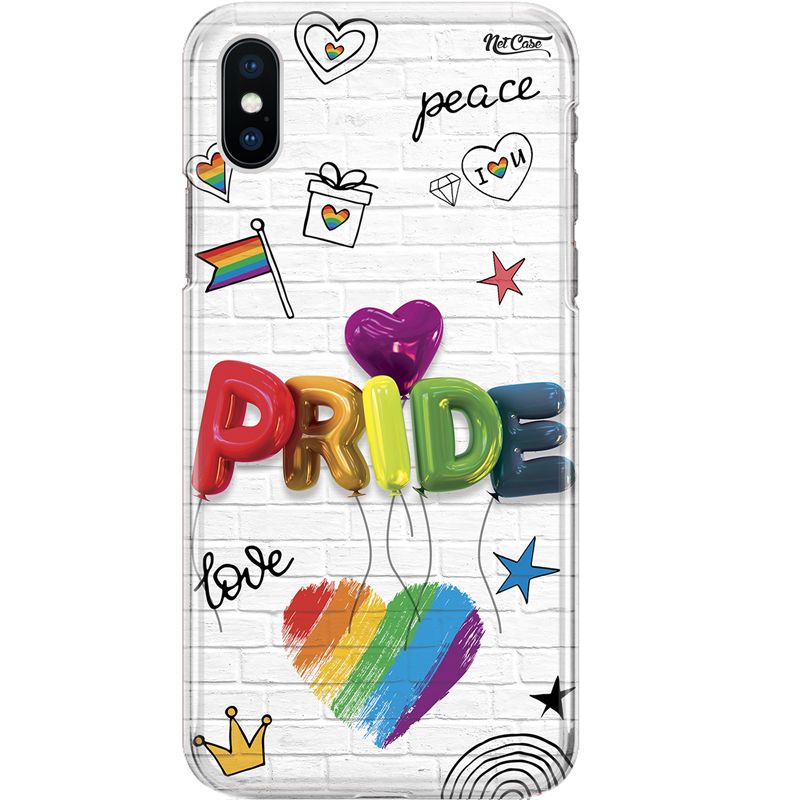 Capa Silicone NetCase Chapada Rainbow Pride Love