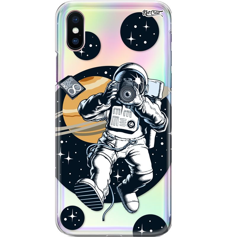 Capa Silicone NetCase Holográfica Space Photography