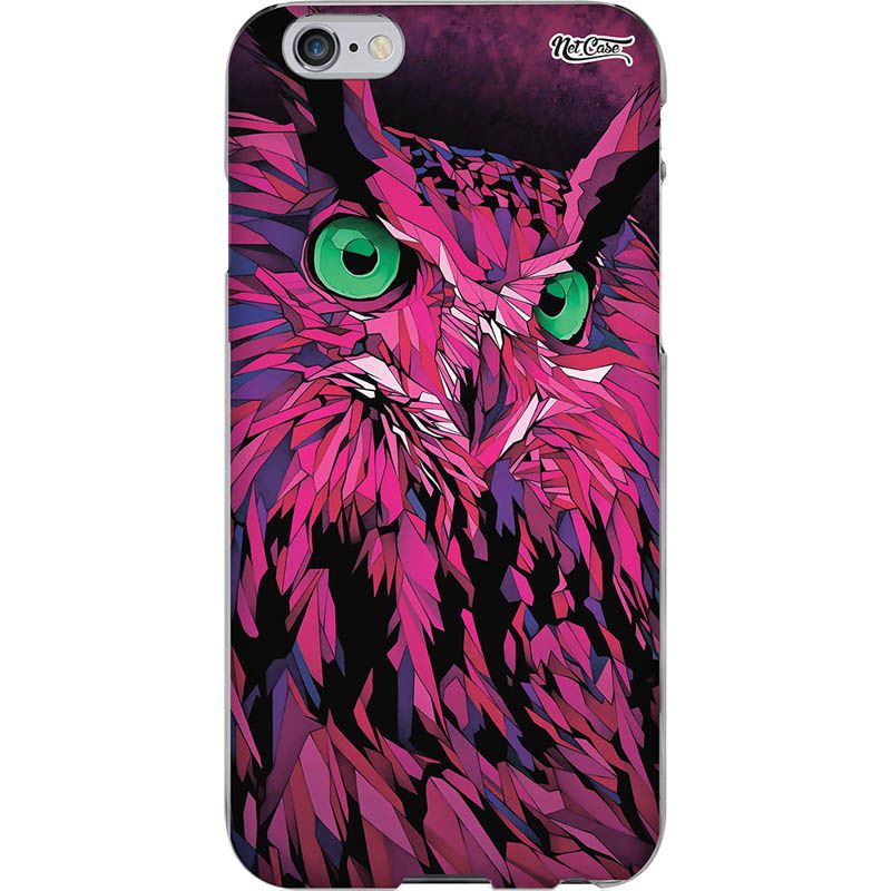Capa Silicone NetCase Chapada Coruja Pink