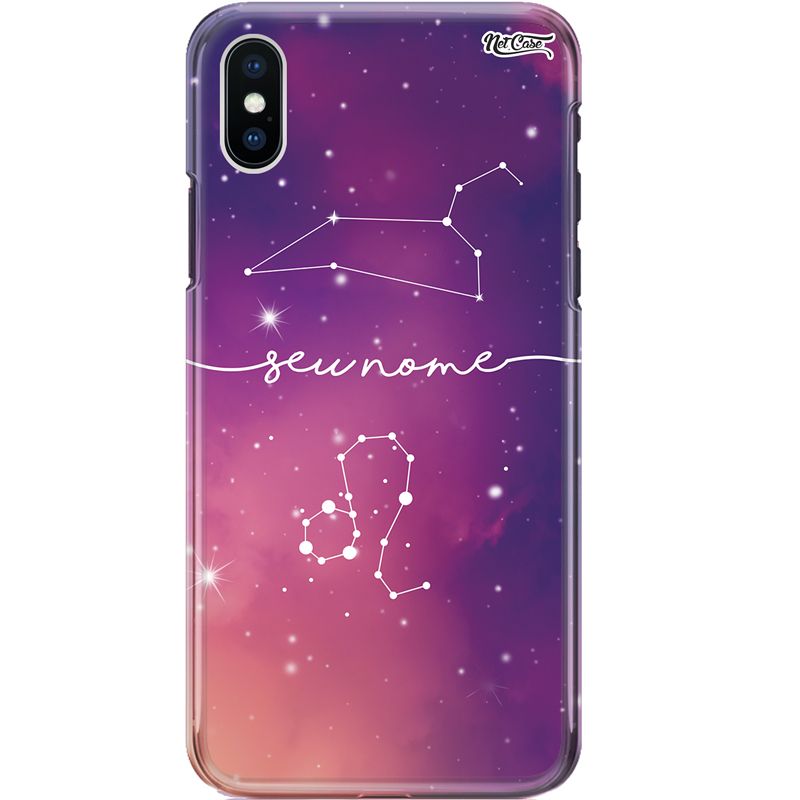 Capa Silicone NetCase Chapada Nome Signo Leão