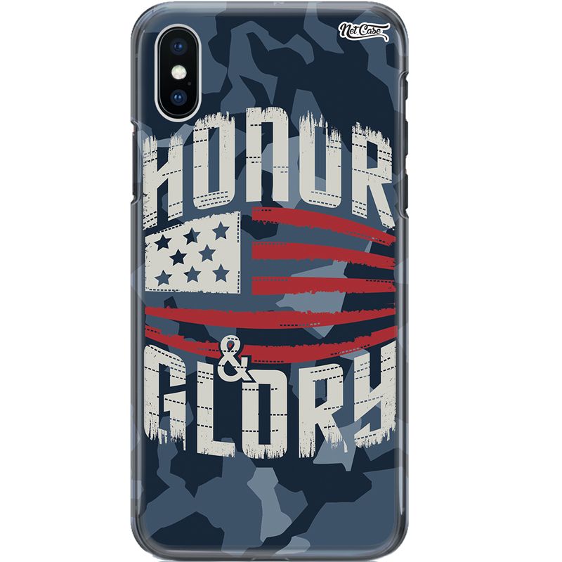 Capa Silicone NetCase Chapada Camuflada Honor & Glory