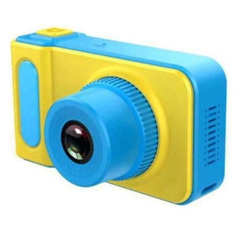 Câmera Fotográfica Kids K1 - Amarelo c/ Azul