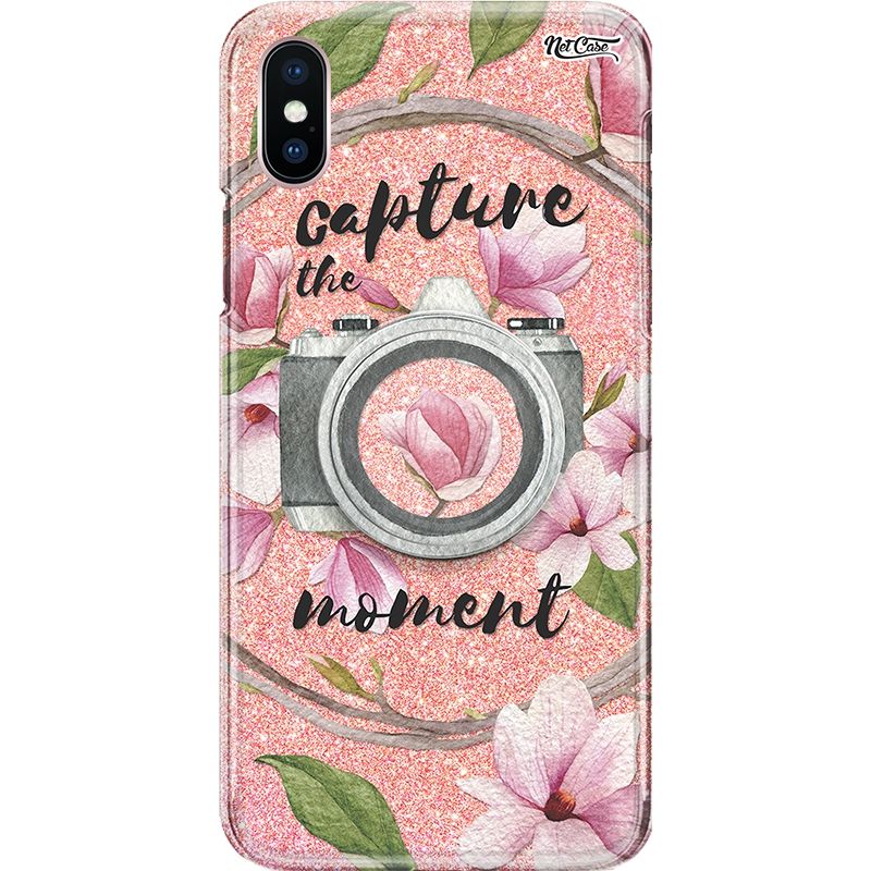 Capa Netcase Glitter + Pop 3in1 Rosê - Capture the Moment