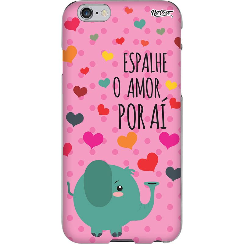 Capa Silicone NetCase Chapada Espalhe o Amor Por Aí