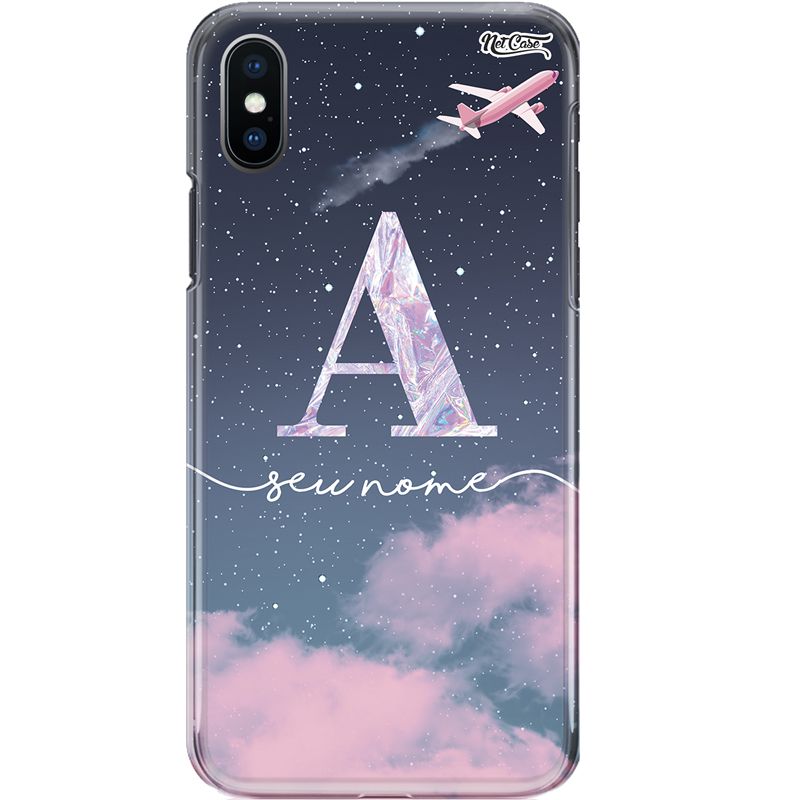 Capa Silicone NetCase Chapada Nome Crystal Initial