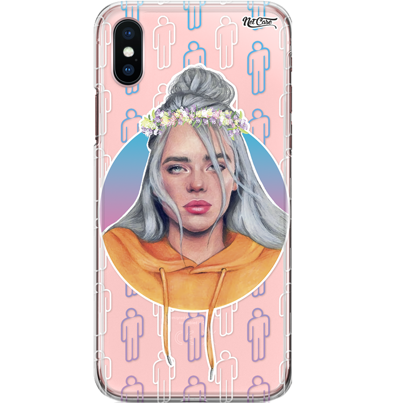 Capa Silicone NetCase Transparente Billie Eilish