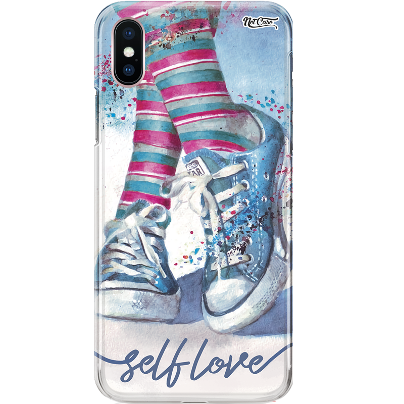 Capa Silicone NetCase Chapada Aquarela All St. Self Love