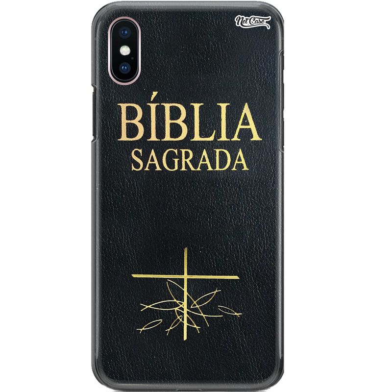 Capa Silicone NetCase Chapada Livro Bíblia Sagrada