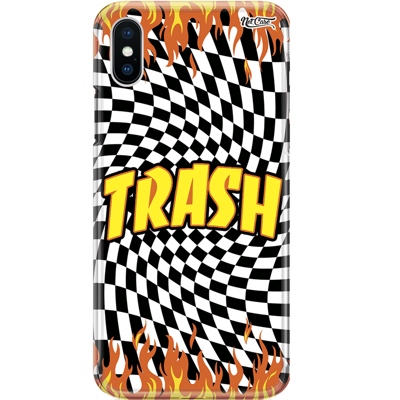 Capa Silicone NetCase Chapada Quadriculada Trash