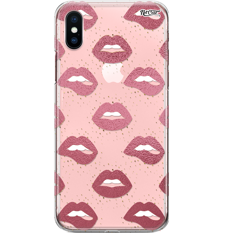 Capa Silicone NetCase Transparente Confetti in the Mouth