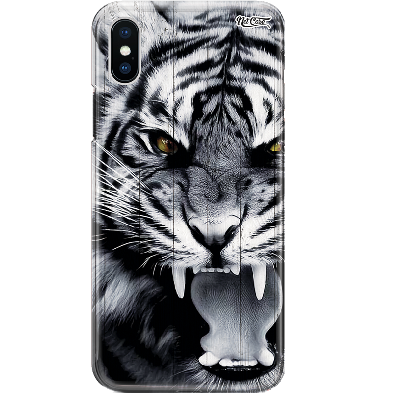 Capa Silicone NetCase Chapada Madeira Tiger Roar