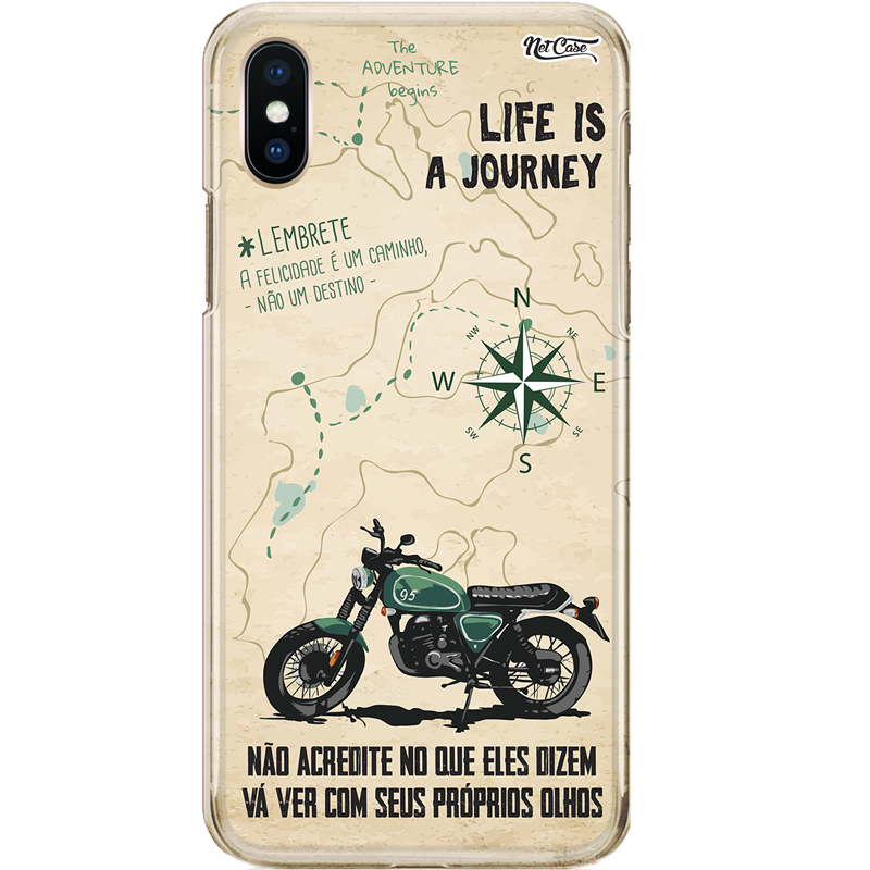 Capa Silicone NetCase Chapada Life is a Journey: Não Acredite No Que Eles Dizem