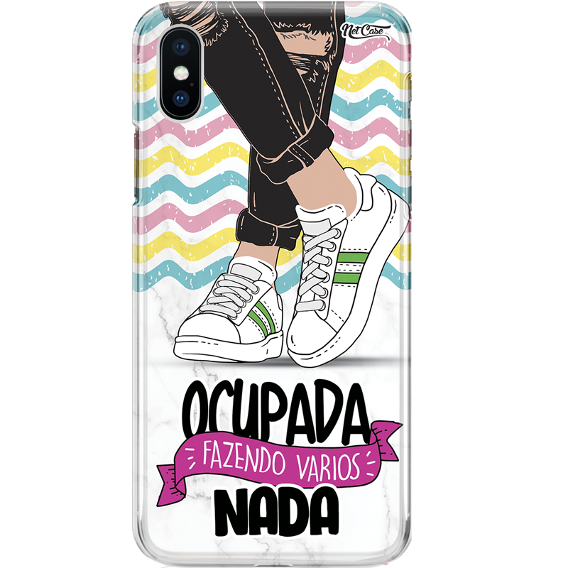 Capa Silicone NetCase Chapada Ocupada Fazendo Vários Nada