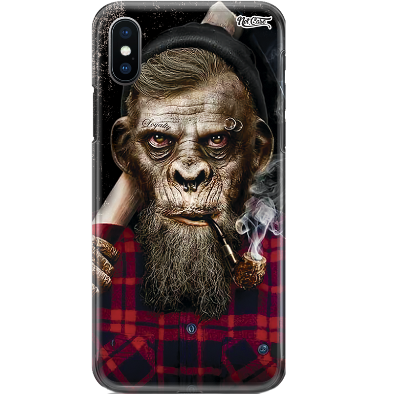 Capa Silicone NetCase Chapada Hipster Monkey: Loyalty