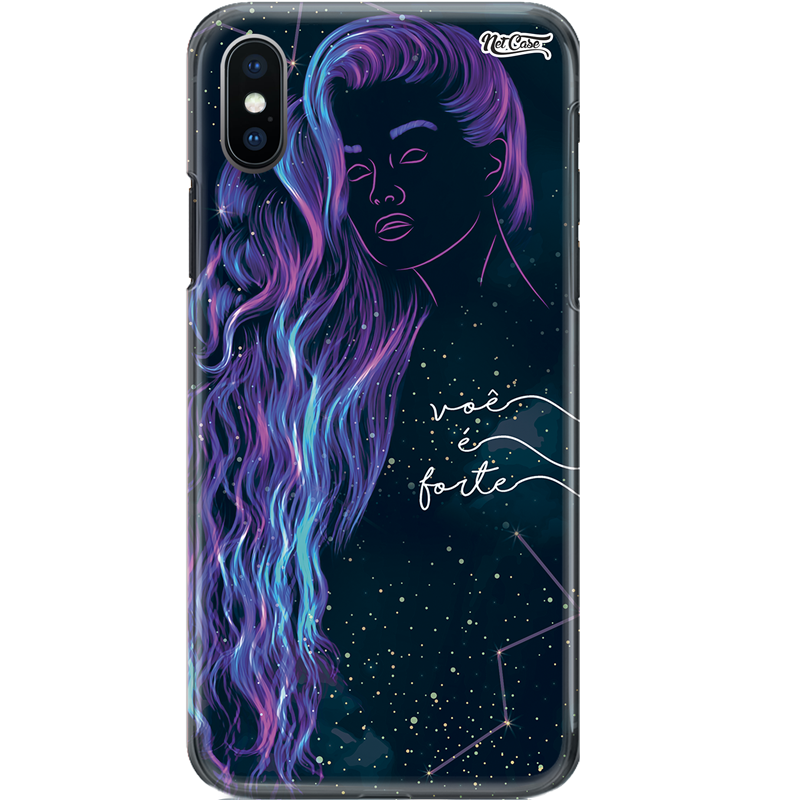 Capa Silicone NetCase Chapada Girl Constellations: Você É Forte