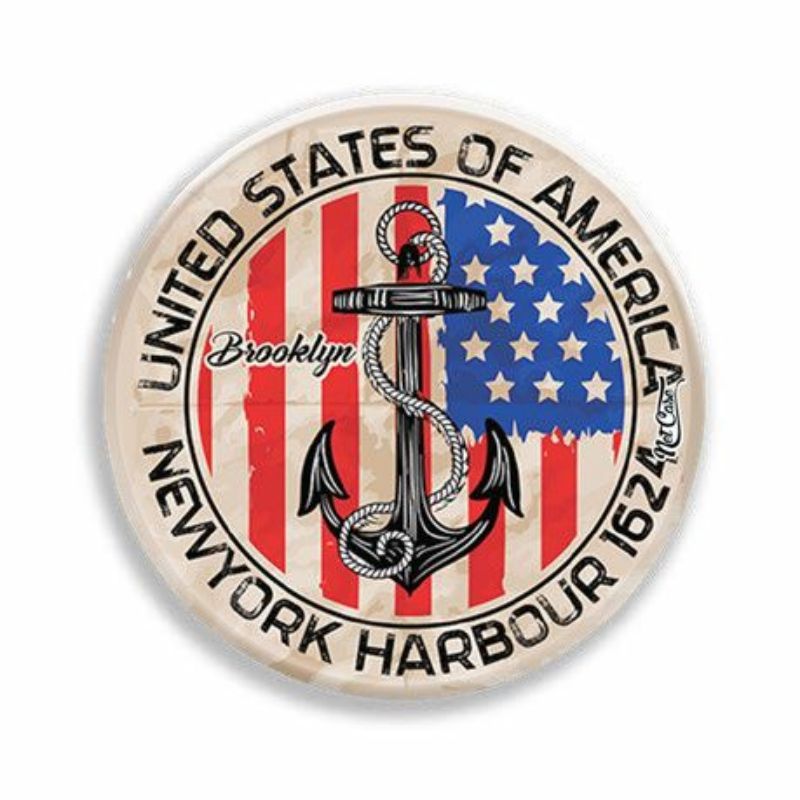Suporte Pop Socket Netcase - Vintage New York Harbour 1624