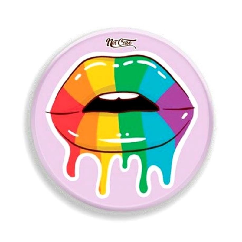 Suporte Pop Socket Netcase - Boca Arco Íris