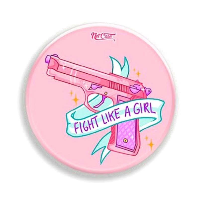 Suporte Pop Socket Netcase - Fight Like a Girl