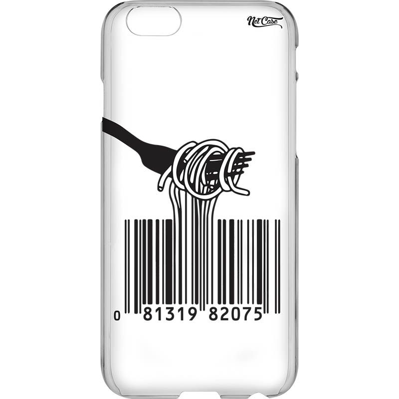 Capa Silicone NetCase Vazada Spaghetti Barcode
