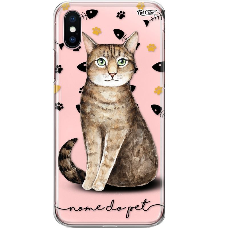 Capa Silicone NetCase Transparente Nome Cat: Serengeti