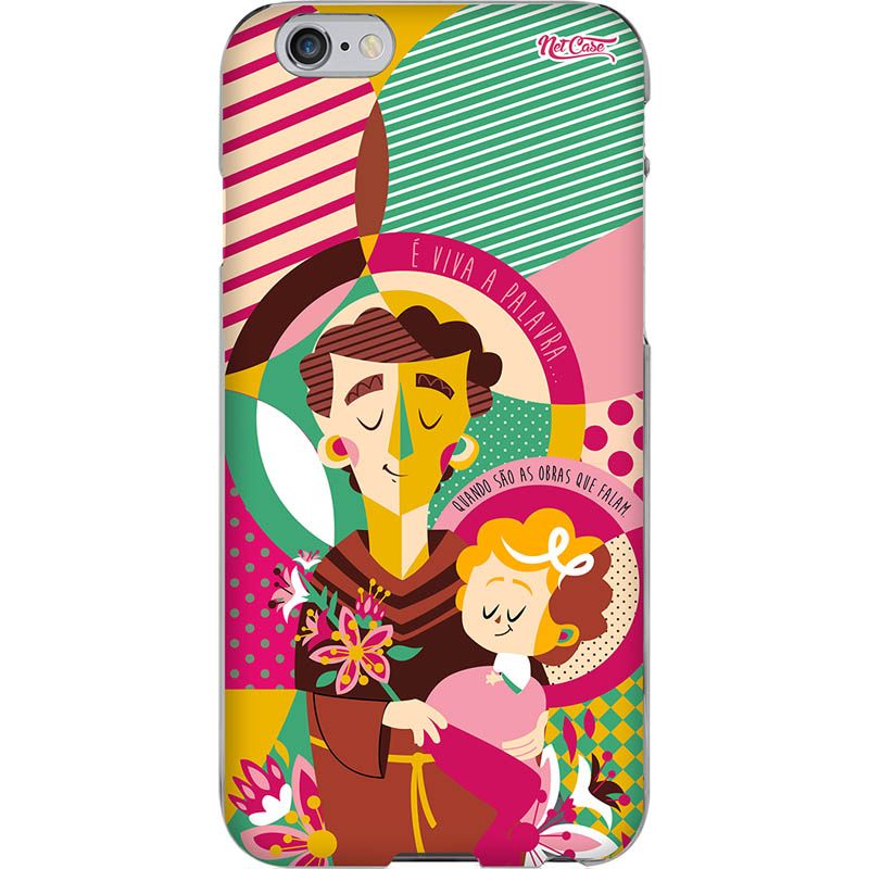 Capa Silicone NetCase Chapada Santo Antônio ''É Viva A Palavra Quando São As Obras Que Falam'' 