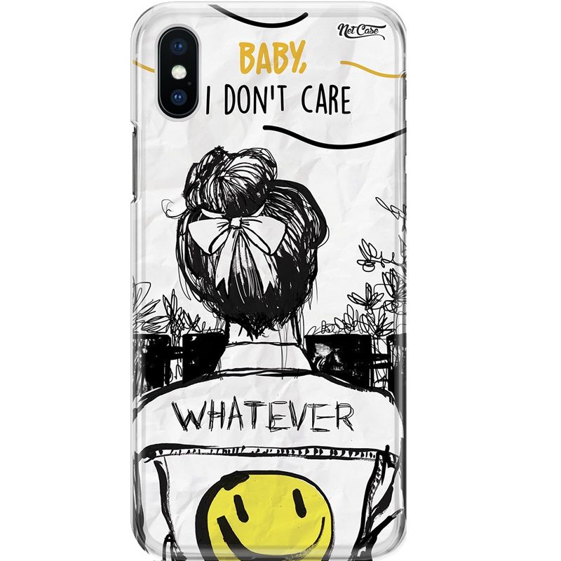 Capa Silicone NetCase Chapada Baby, I Don't Care Whatever