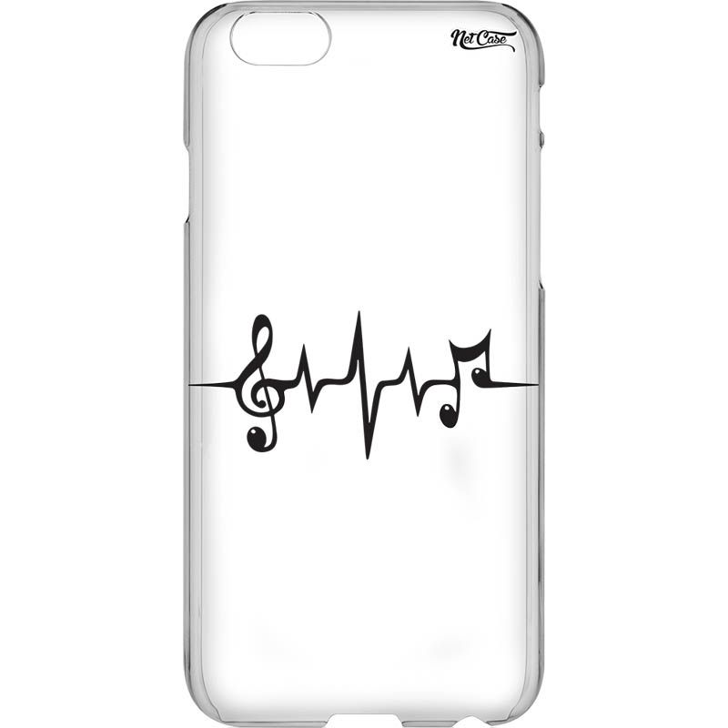 Capa Silicone NetCase Vazada Musical Notes